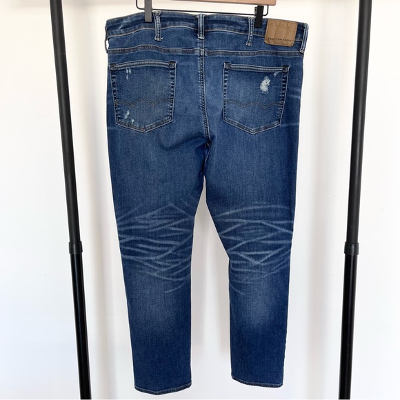 American Eagle Outfitters AirFlex 360 Ripped Skinny Jean Men’s 40x30 - Picture 5 of 10